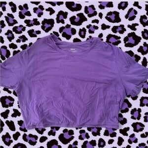 SKIMS- ultra violet super cropped baby T fits everybody